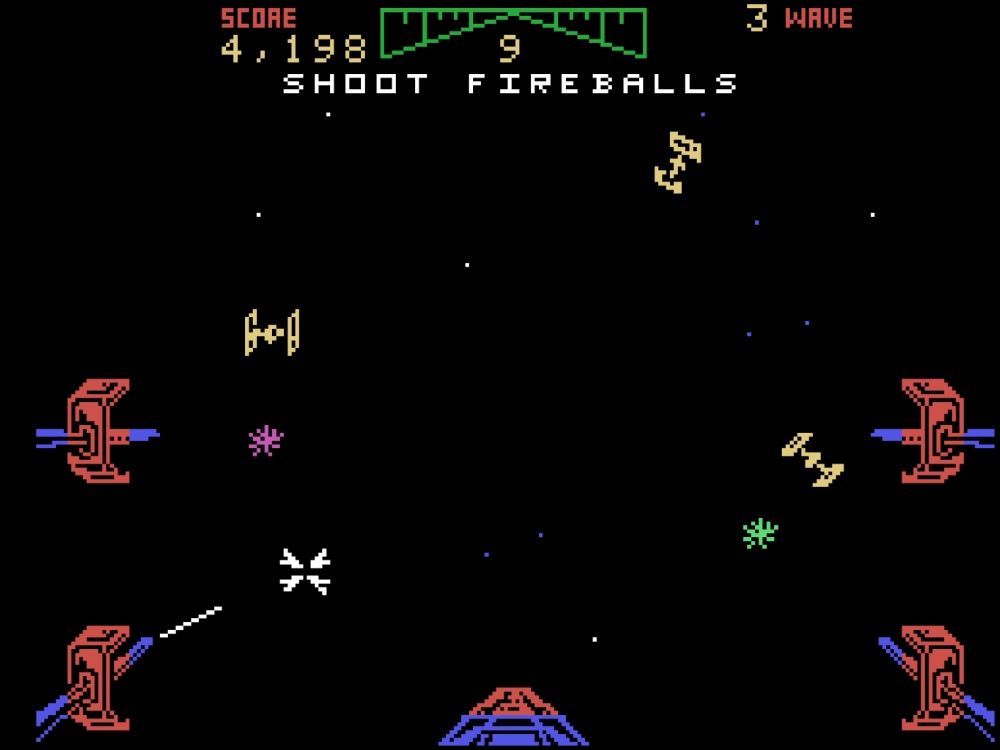 Gameplay of Star Wars: The Arcade Game for Colecovision